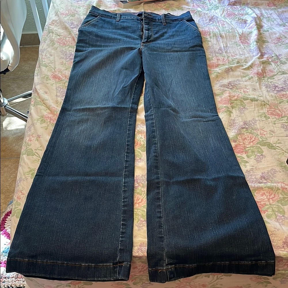 Gloria Vanderbilt Dark Blue Flare Jeans